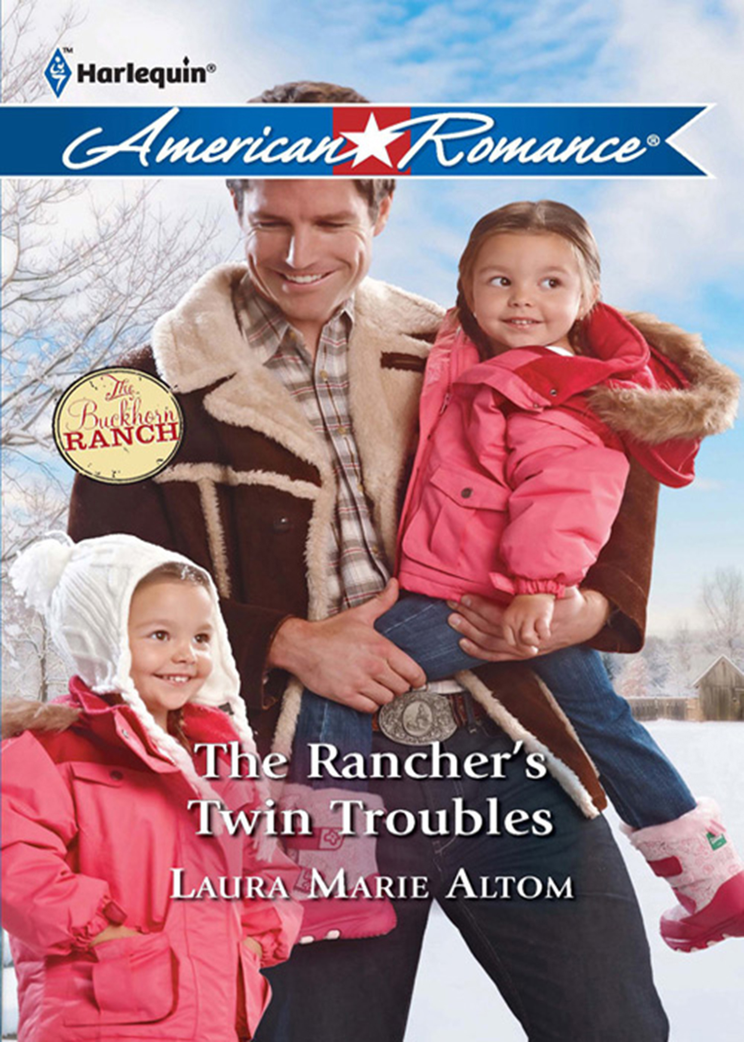 Обложка книги «The Rancher's Twin Troubles»