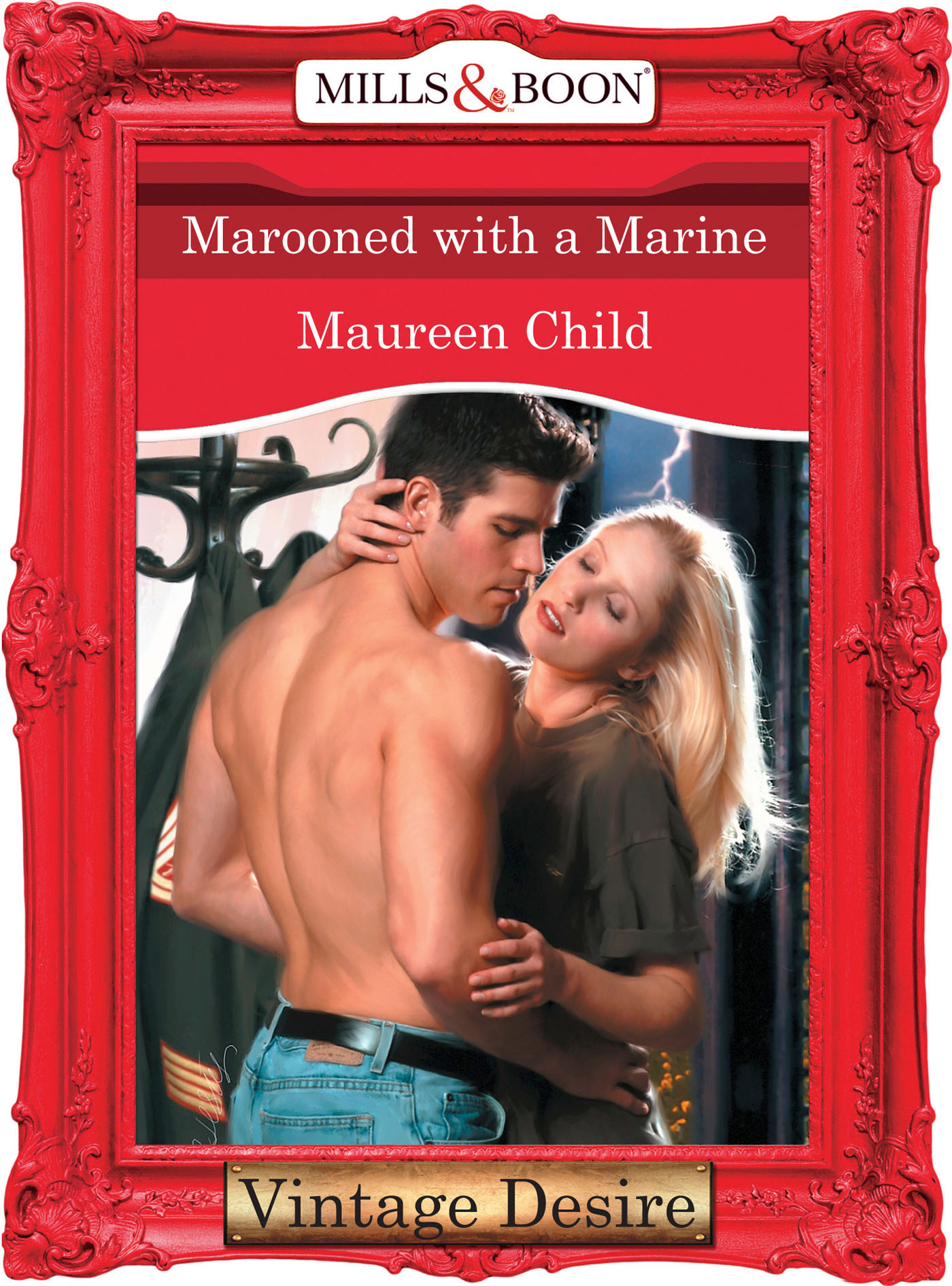 Обложка книги «Marooned With a Marine»