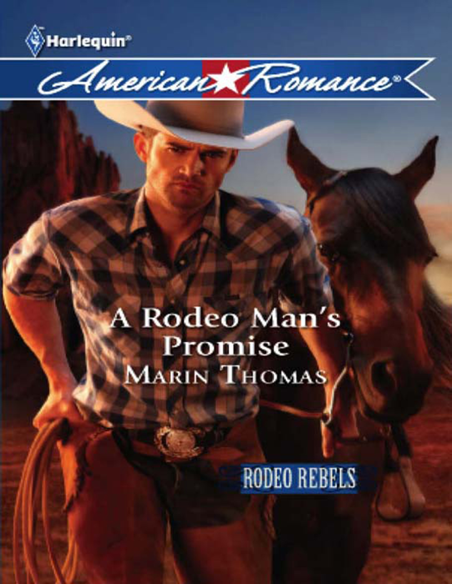 Обложка книги «A Rodeo Man's Promise»
