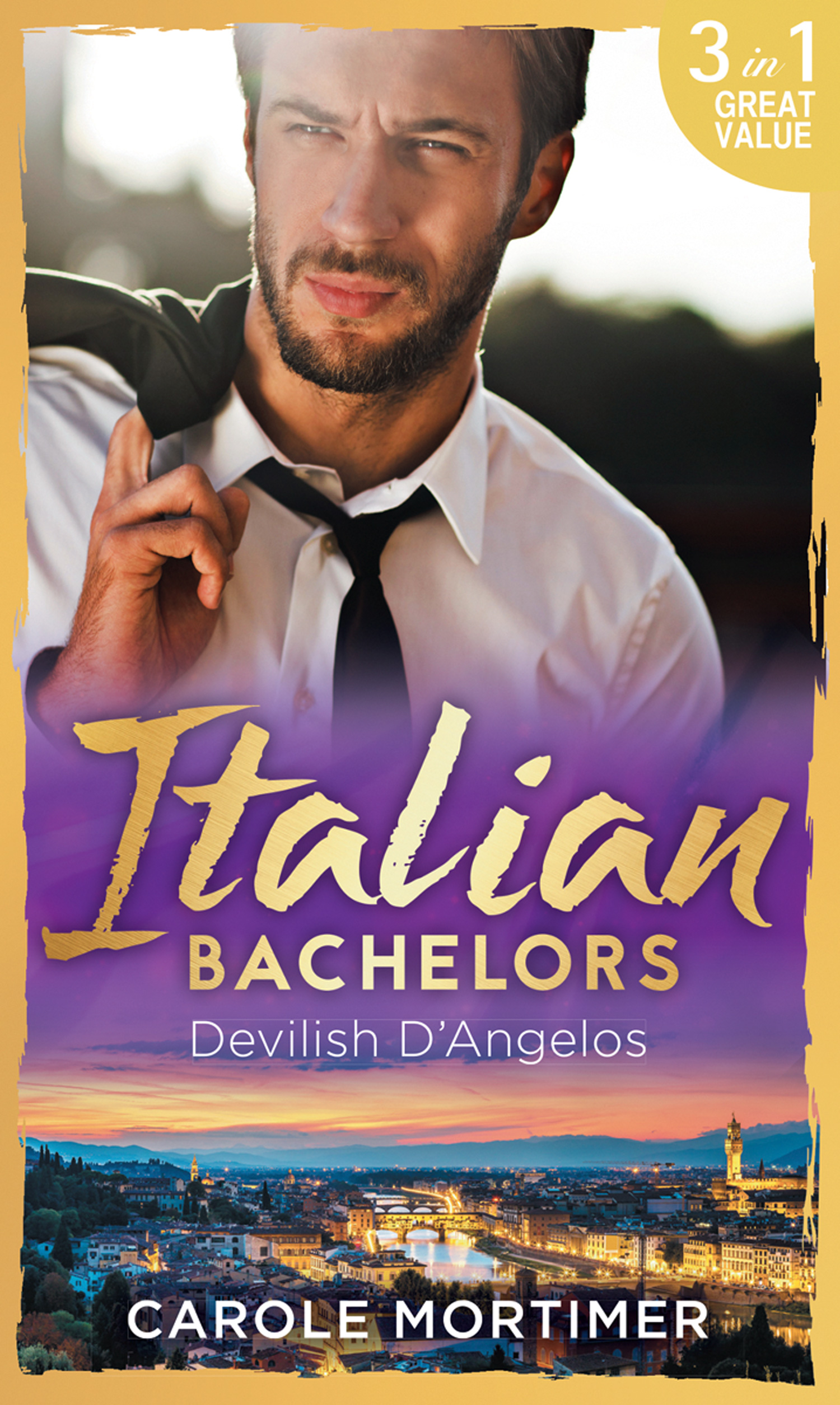 Обложка книги «Italian Bachelors: Devilish D'angelos: A Bargain with the Enemy / A Prize Beyond Jewels»