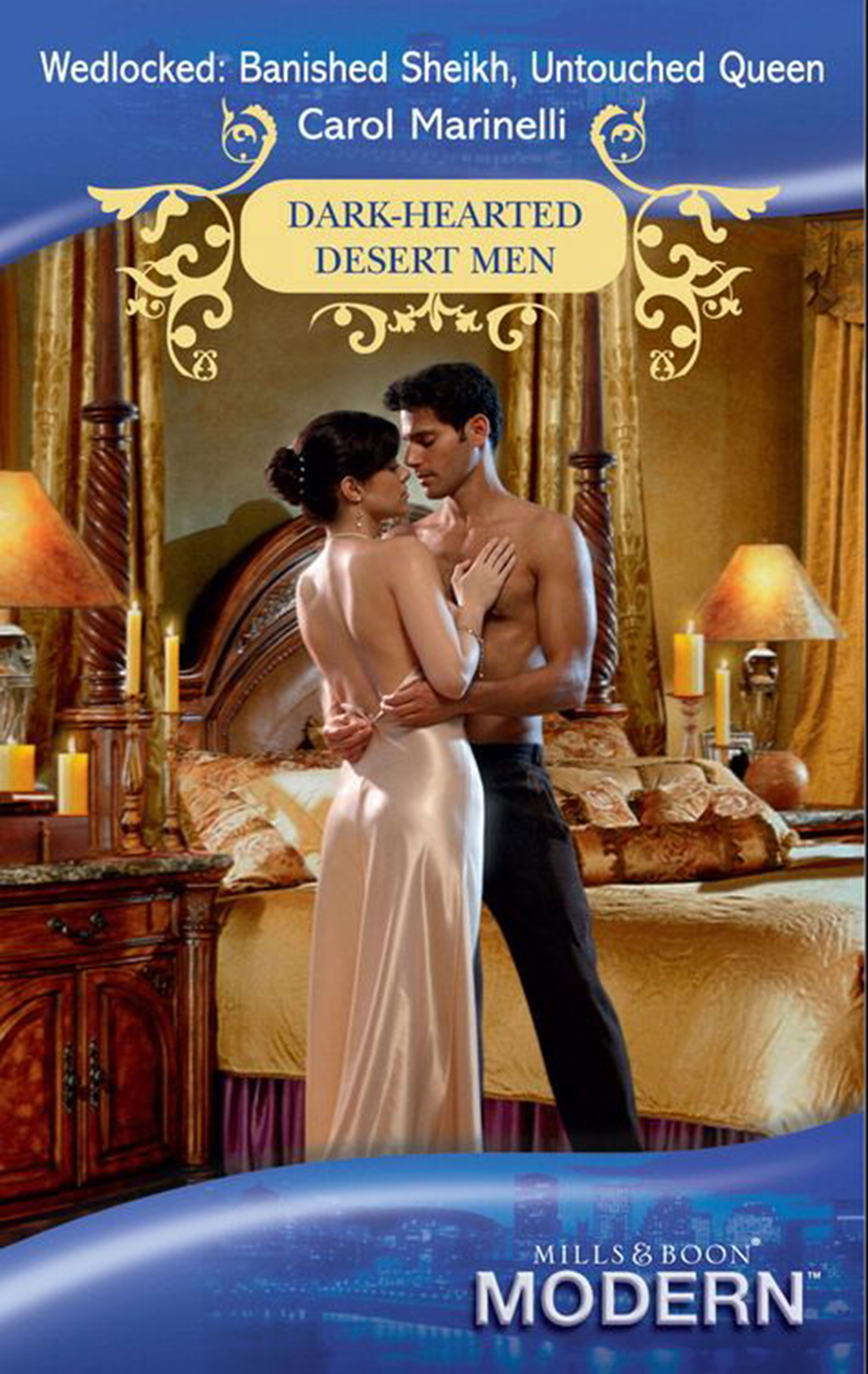 Обложка книги «Wedlocked: Banished Sheikh, Untouched Queen»