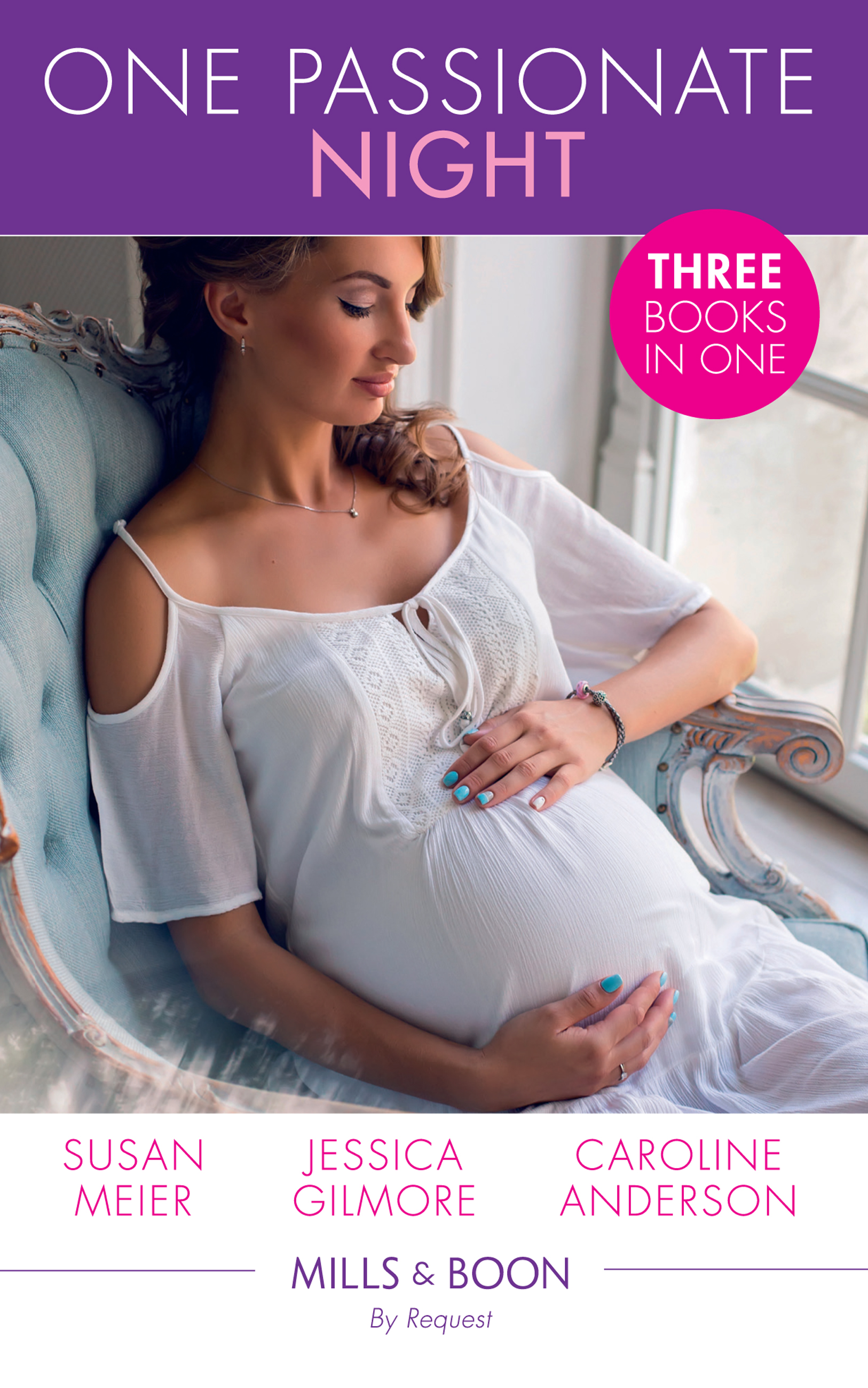 Обложка книги «One Passionate Night: Her Brooding Italian Boss / The Heiress's Secret Baby / Best Friend to Wife and Mother?»