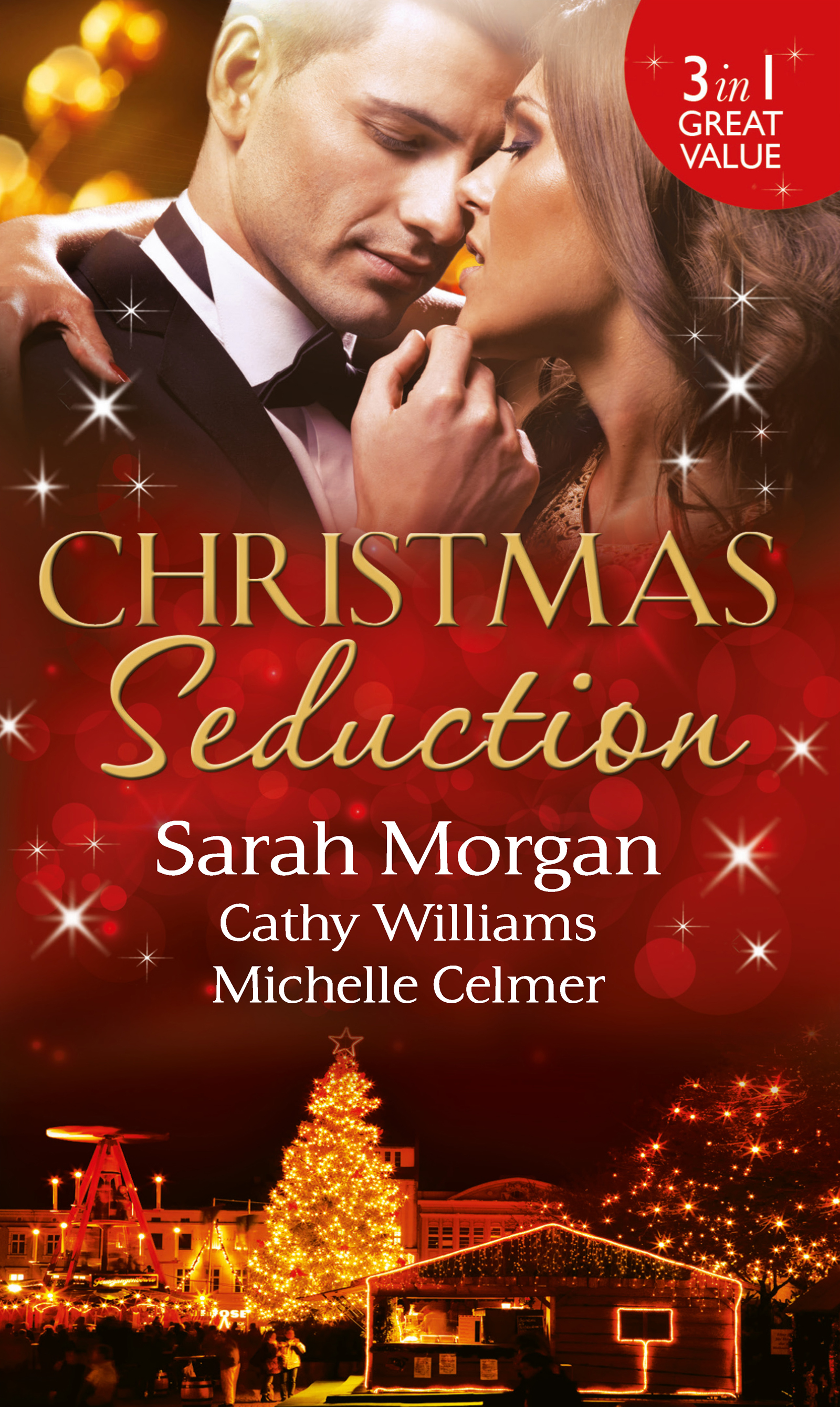 Обложка книги «Christmas Seduction: The Twelve Nights of Christmas / His Christmas Acquisition / Caroselli's Christmas Baby»