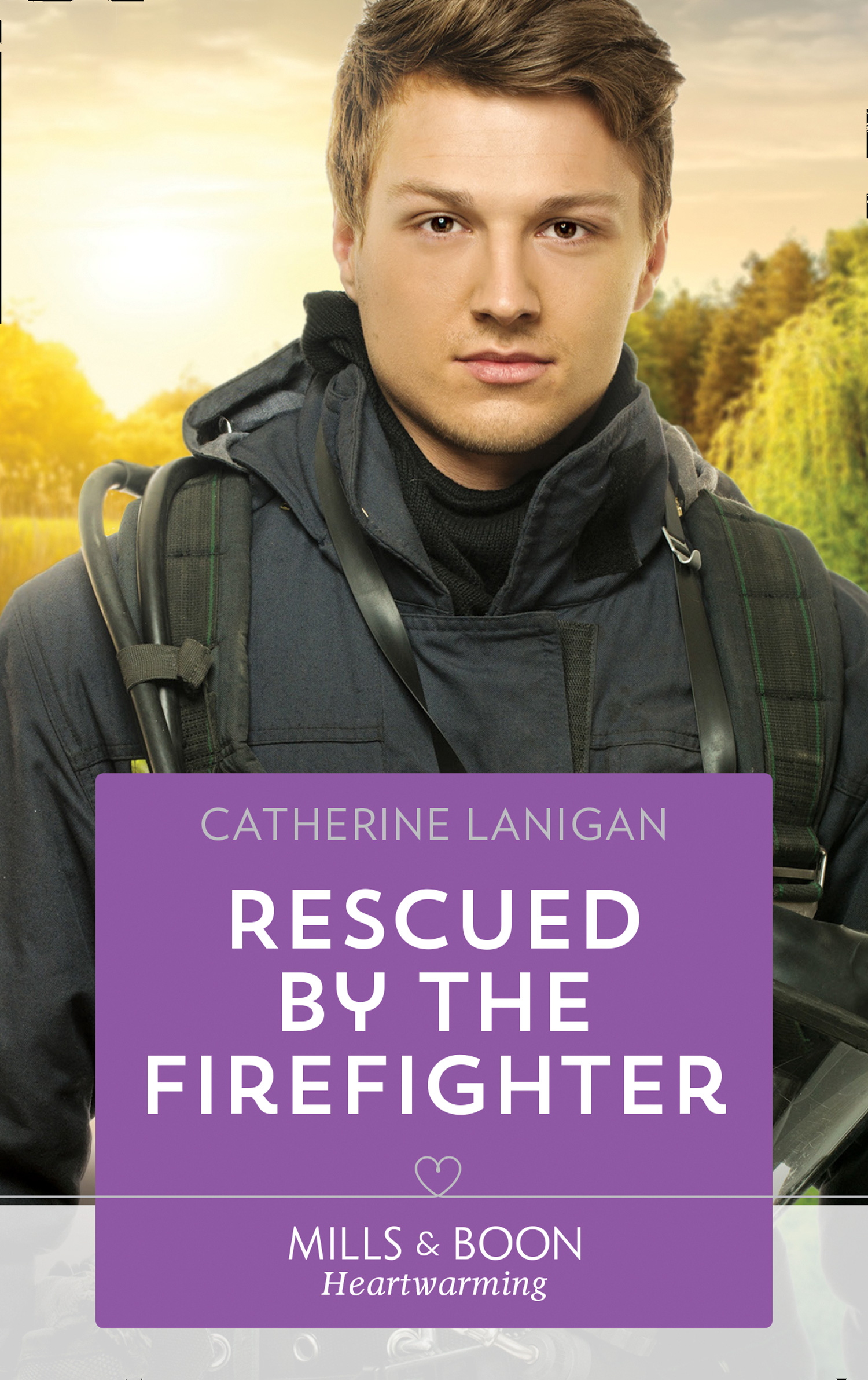 Обложка книги «Rescued By The Firefighter»