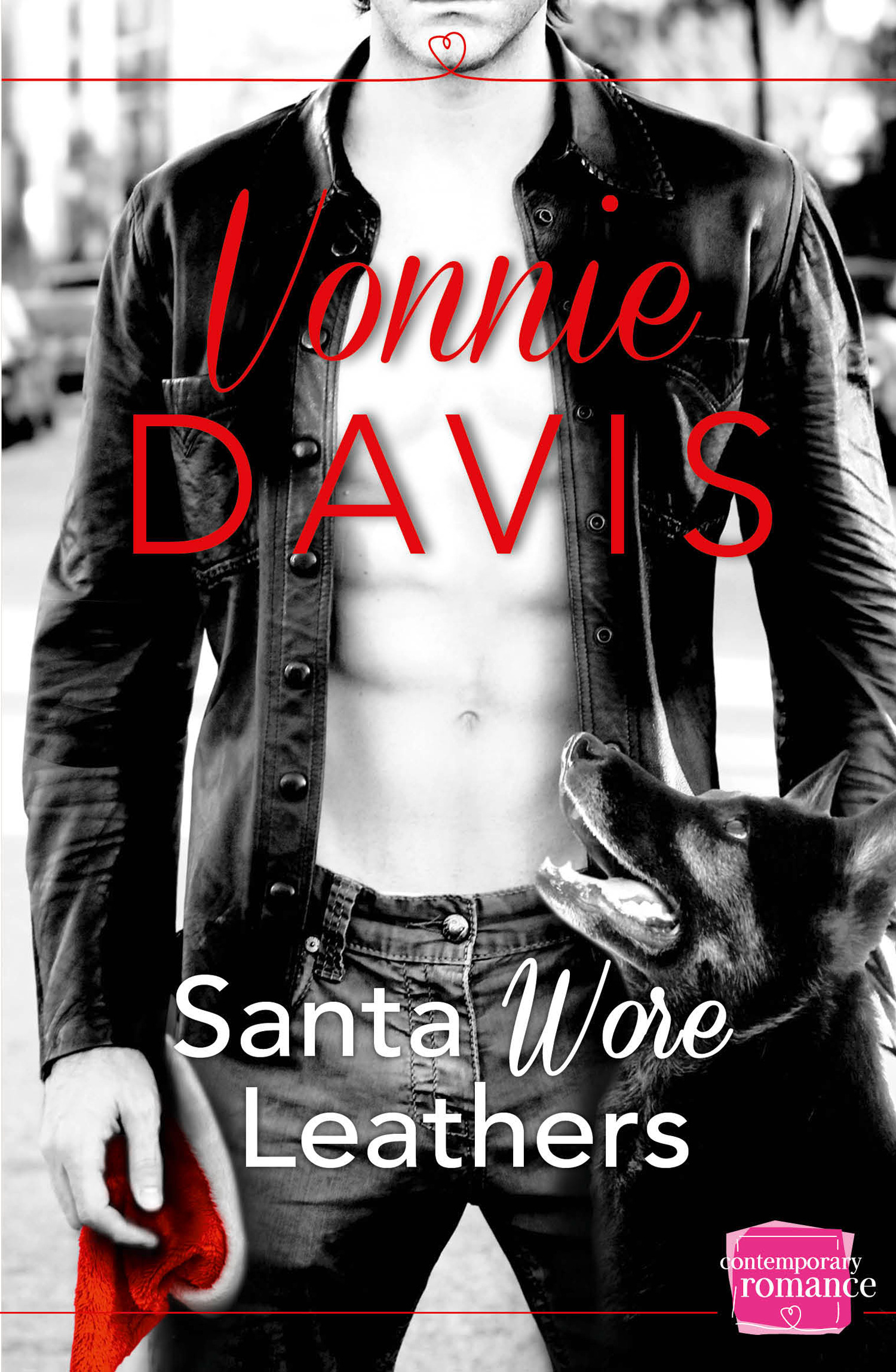 Обложка книги «Santa Wore Leathers: The sexiest firefighter Christmas romance of the year!»