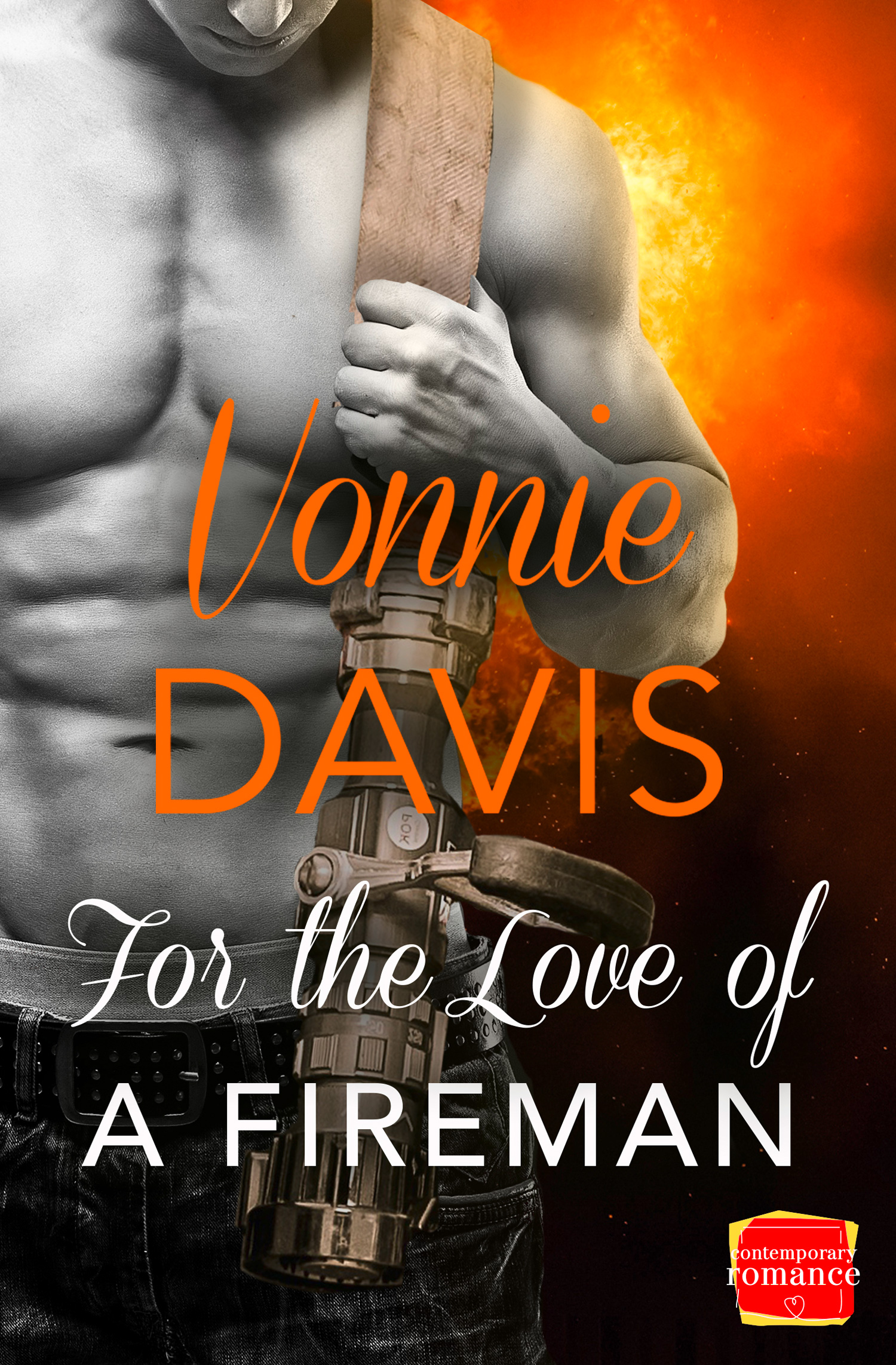 Обложка книги «For the Love of a Fireman»
