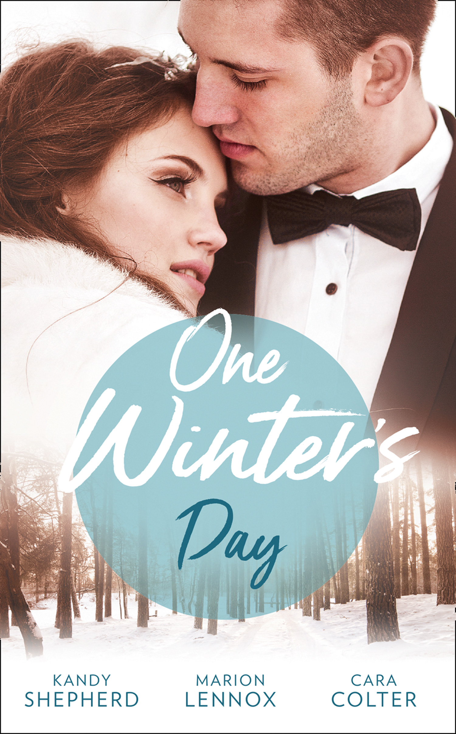 Обложка книги «One Winter's Day: A Diamond in Her Stocking / Christmas Where They Belong / Snowed in at the Ranch»