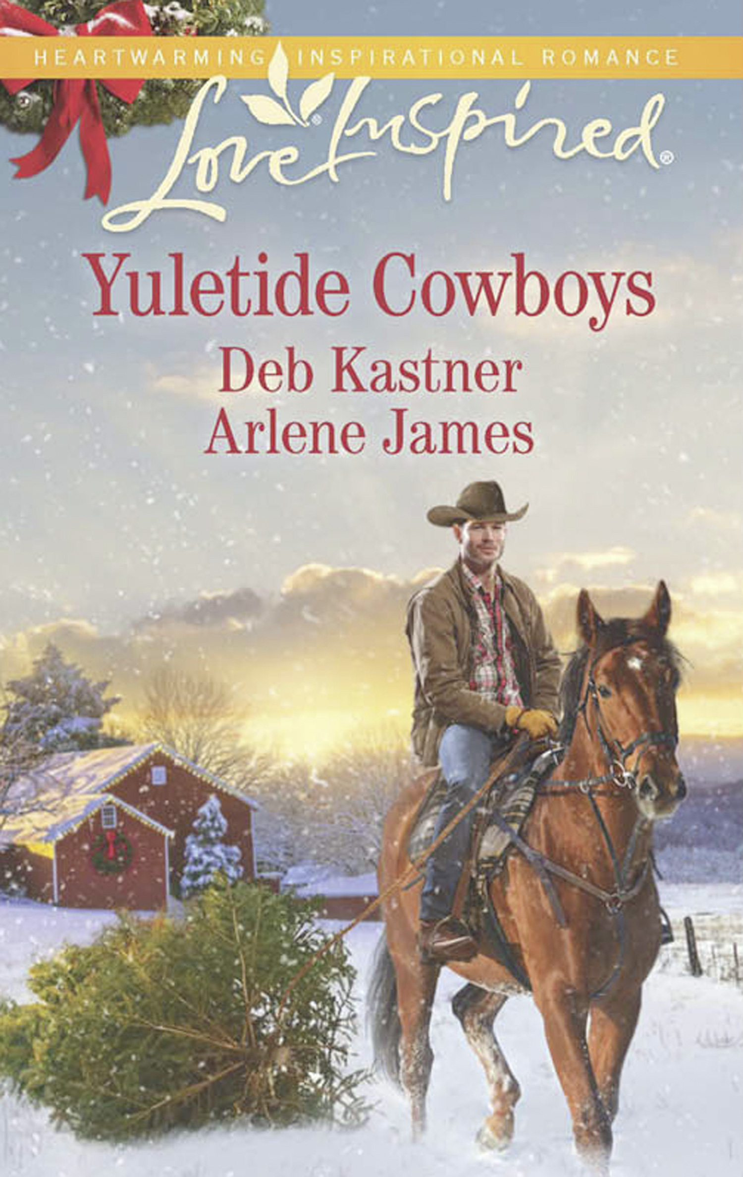 Обложка книги «Yuletide Cowboys: The Cowboy's Yuletide Reunion / The Cowboy's Christmas Gift»
