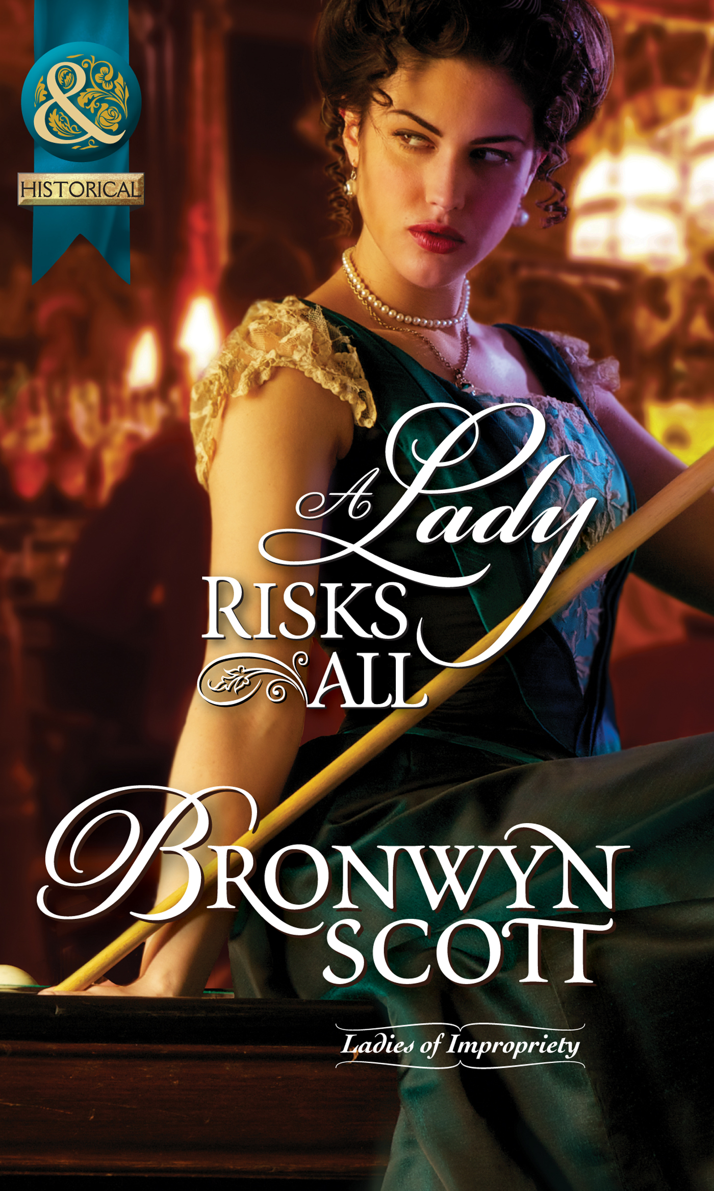 Обложка книги «A Lady Risks All»