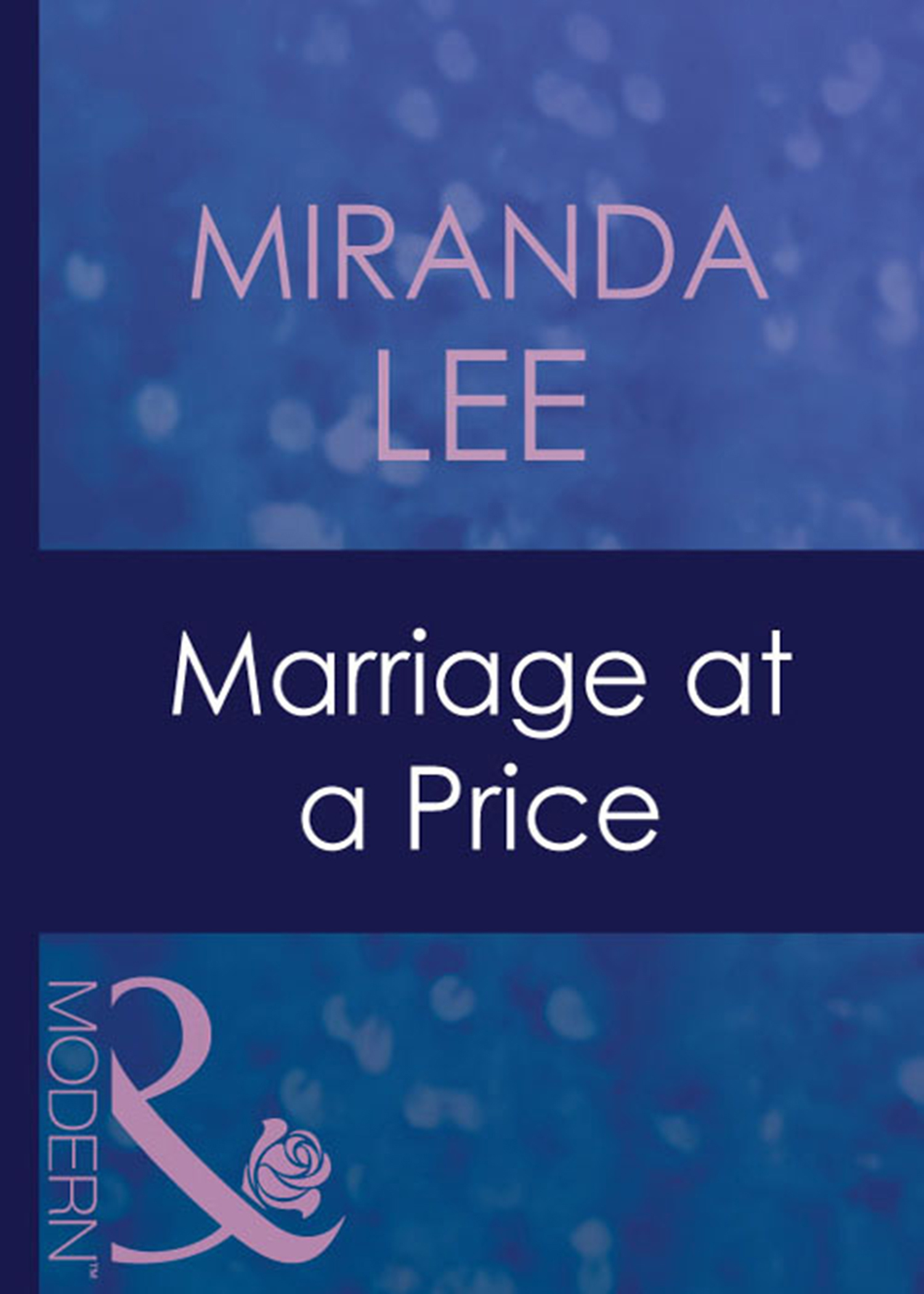 Обложка книги «Marriage At A Price»