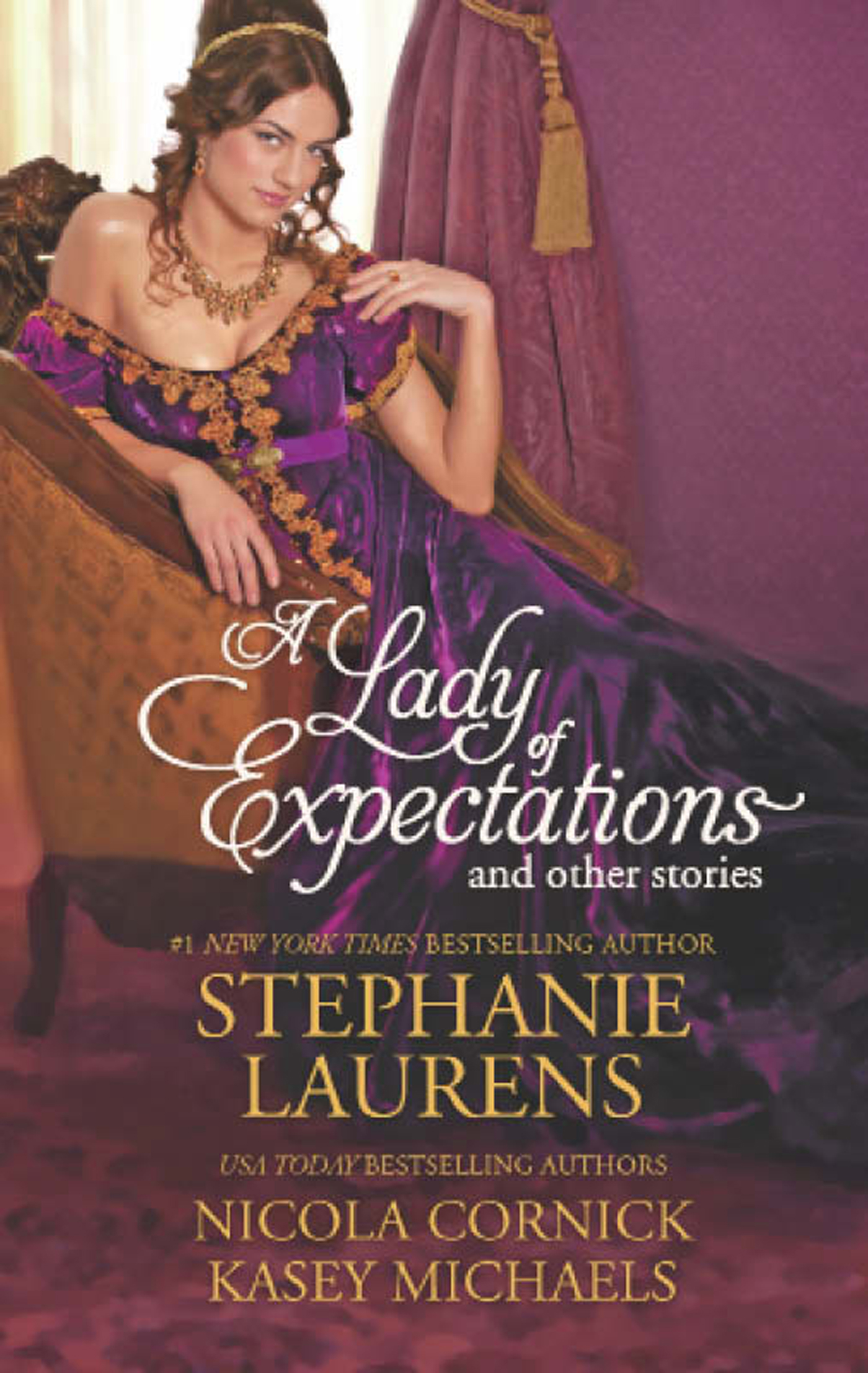 Обложка книги «A Lady of Expectations and Other Stories: A Lady Of Expectations / The Secrets of a Courtesan / How to Woo a Spinster»