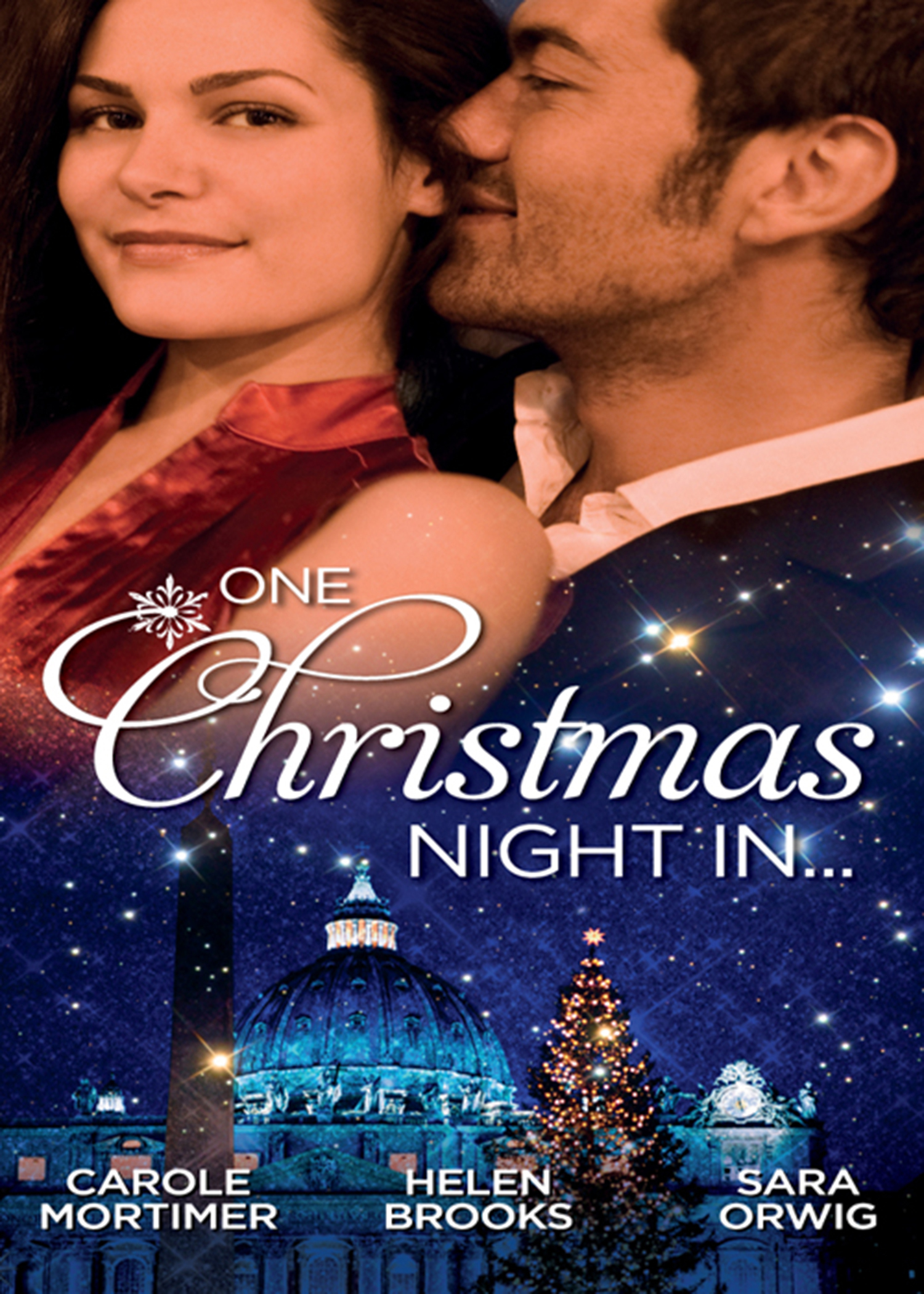 Обложка книги «One Christmas Night In...: A Night in the Palace / A Christmas Night to Remember / Texas Tycoon's Christmas Fiancée»