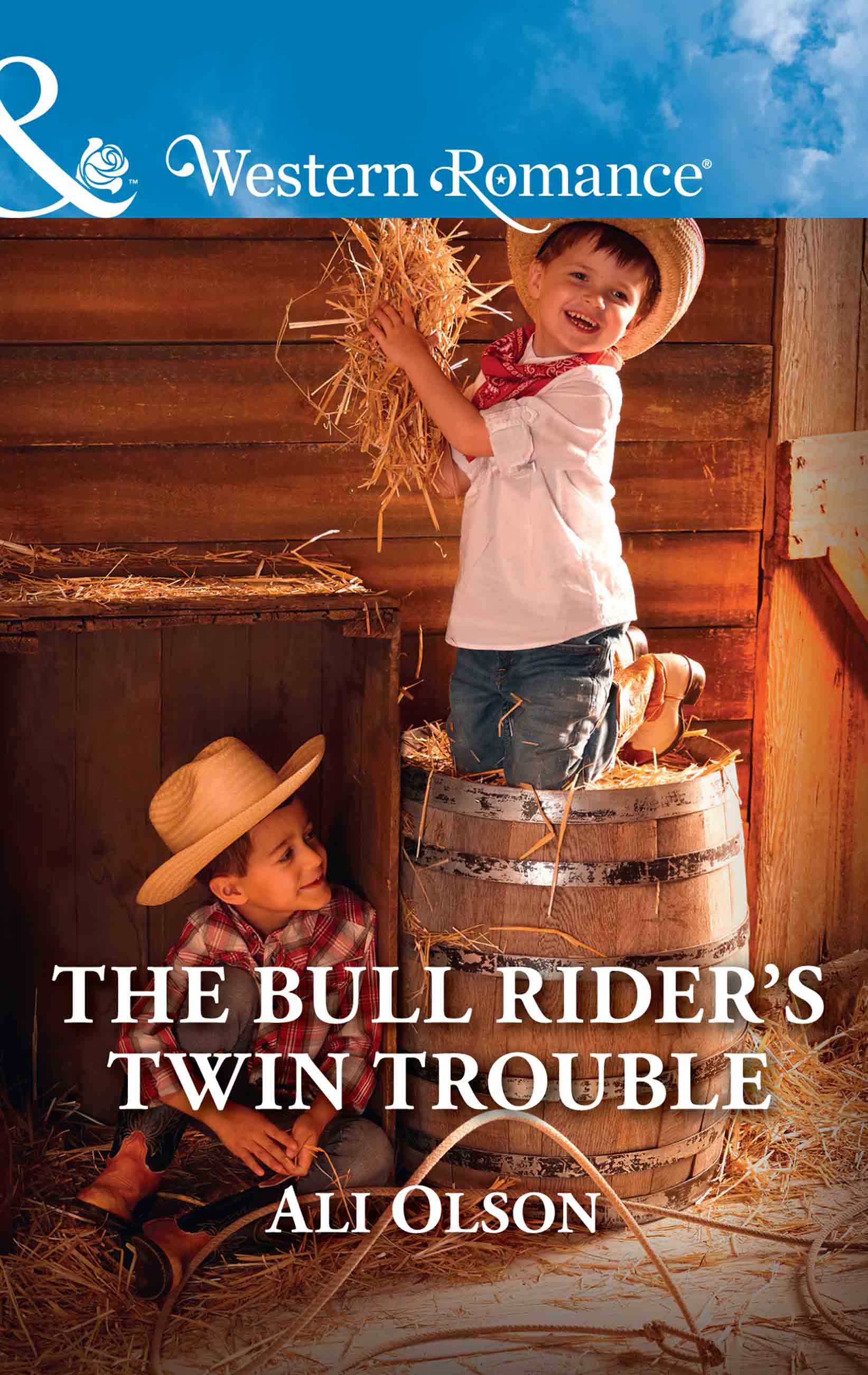 Обложка книги «The Bull Rider's Twin Trouble»