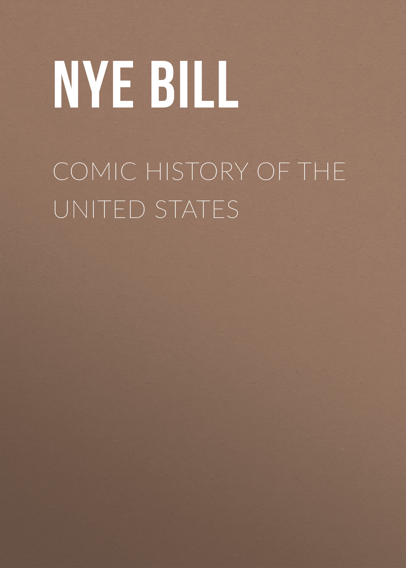 Обложка книги «Comic History of the United States»