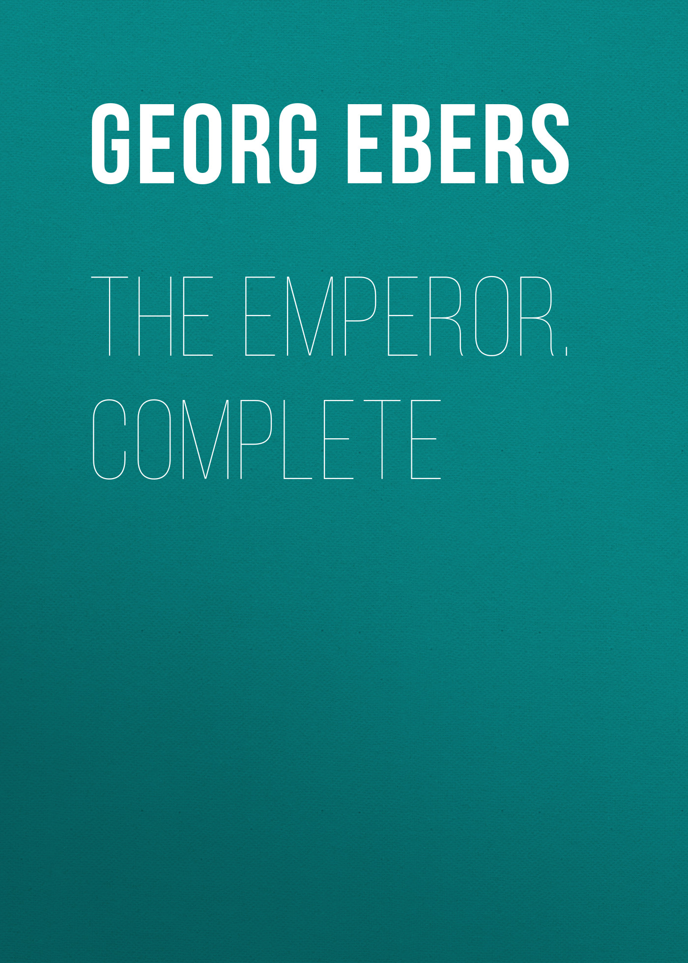 Обложка книги «The Emperor. Complete»