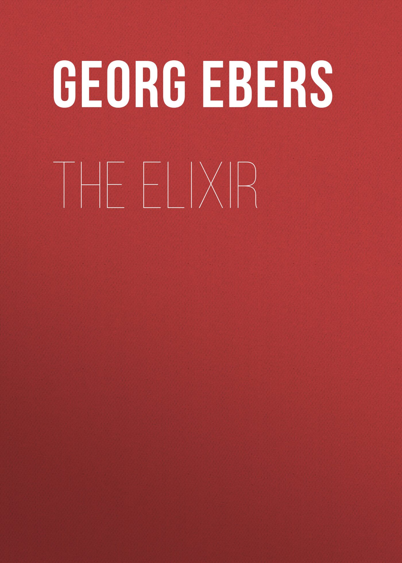 Обложка книги «The Elixir»