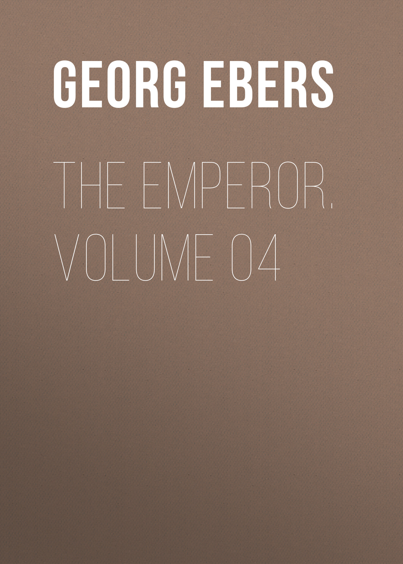 Обложка книги «The Emperor. Volume 04»