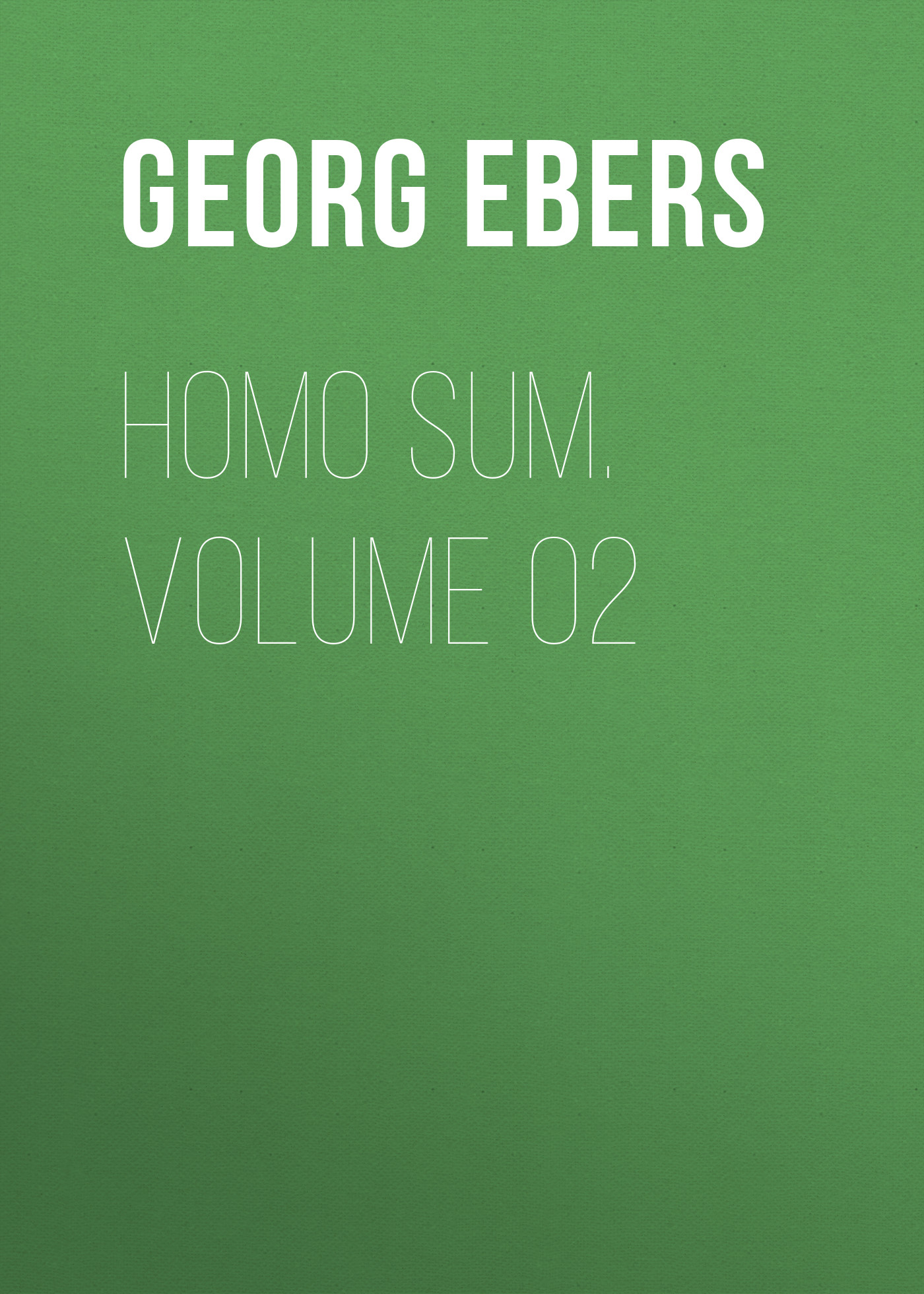 Обложка книги «Homo Sum. Volume 02»