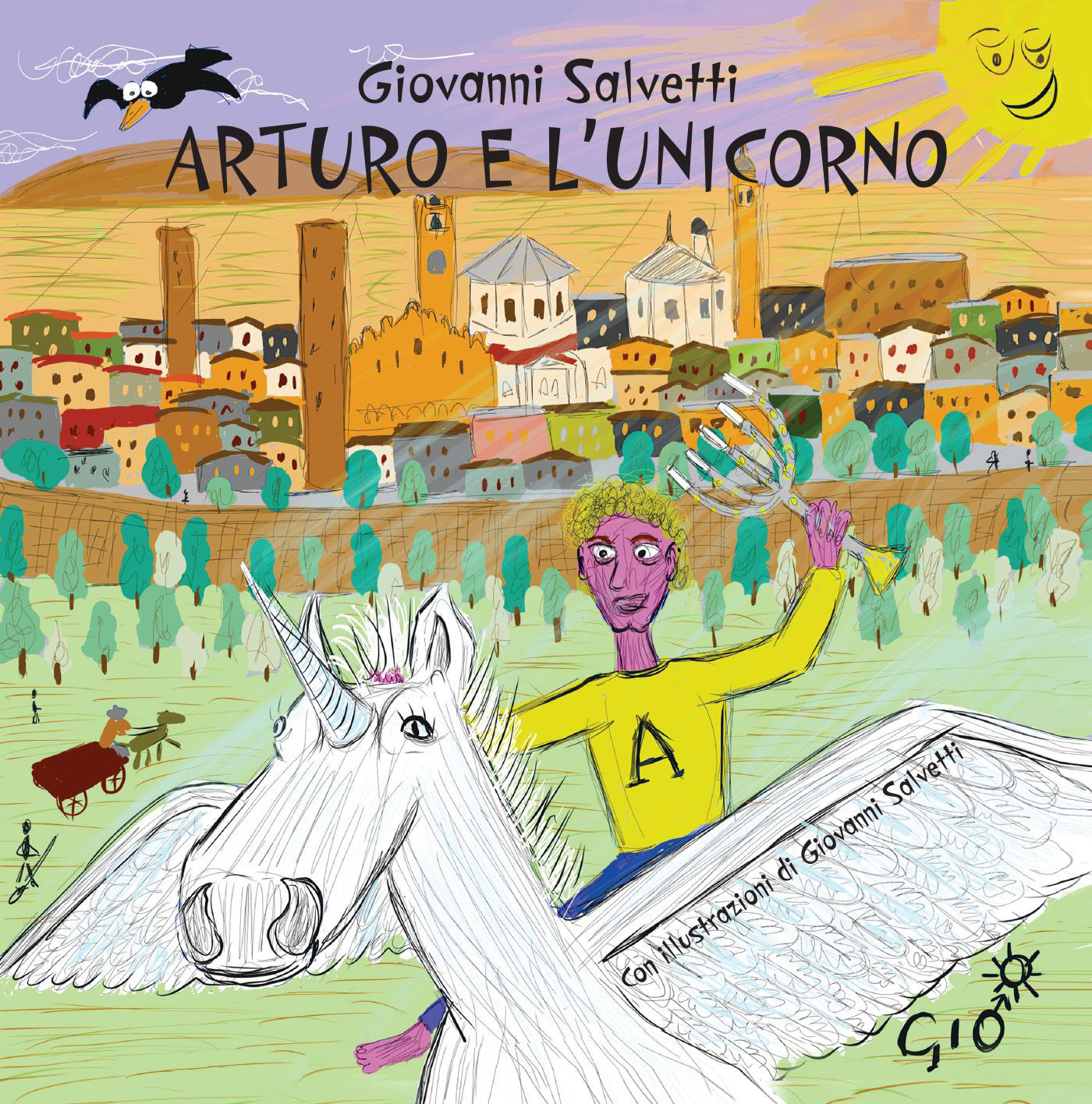 Обложка книги «Arturo e l’unicorno»