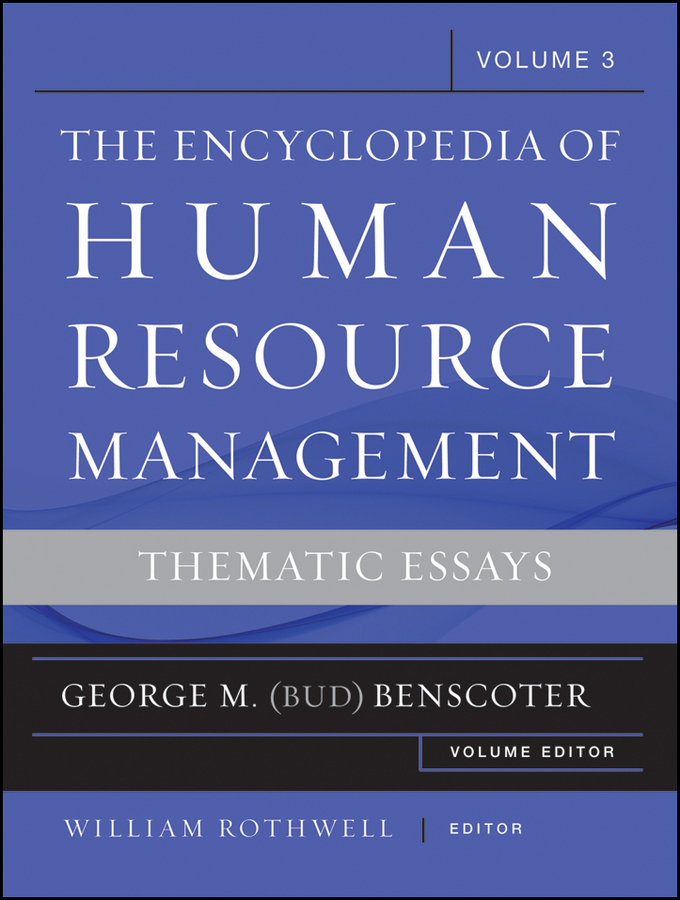 Обложка книги «The Encyclopedia of Human Resource Management, Volume 3»