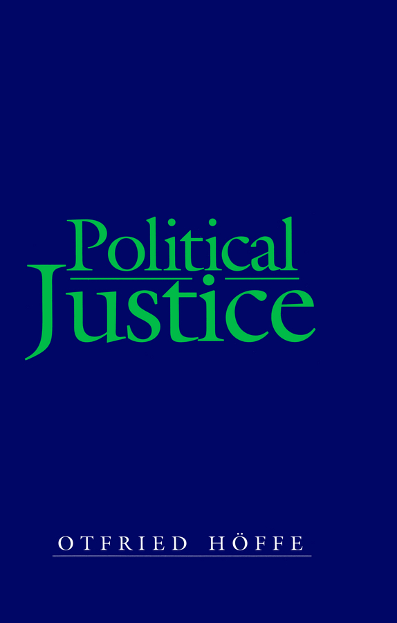 Обложка книги «Political Justice»
