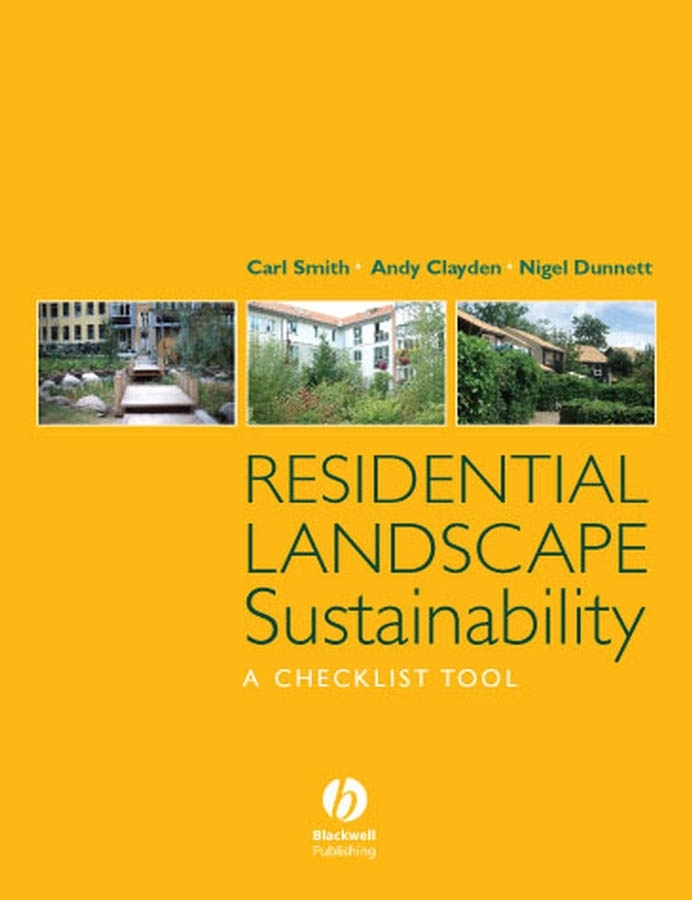 Обложка книги «Residential Landscape Sustainability»