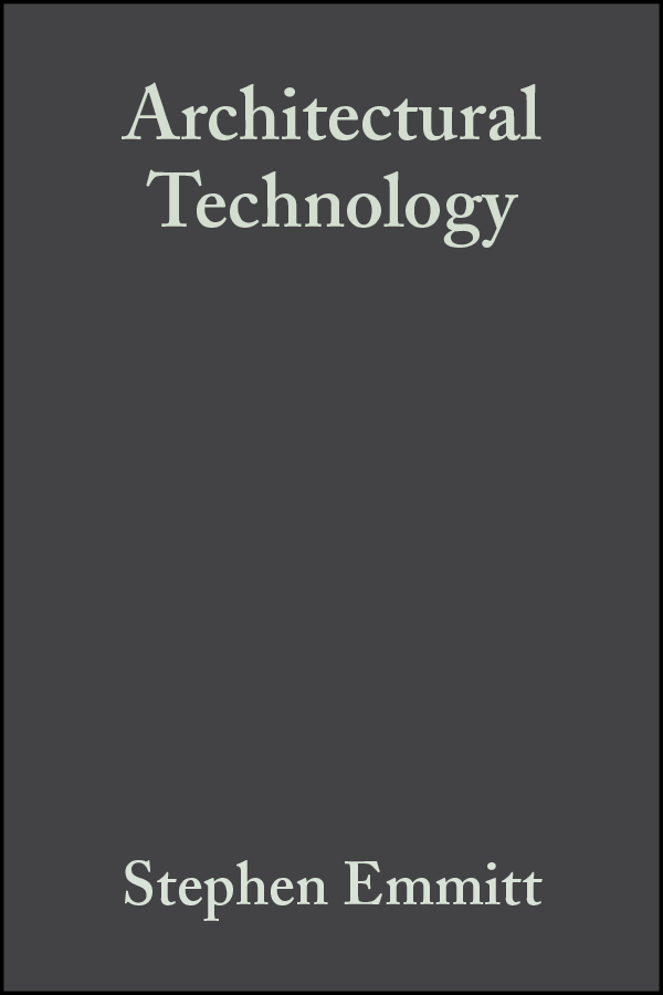 Обложка книги «Architectural Technology»