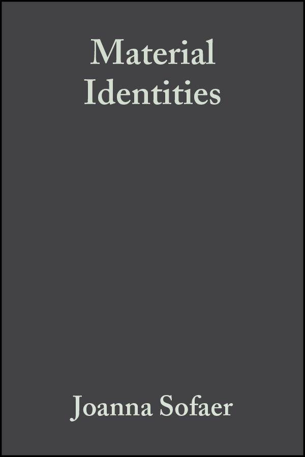 Обложка книги «Material Identities»