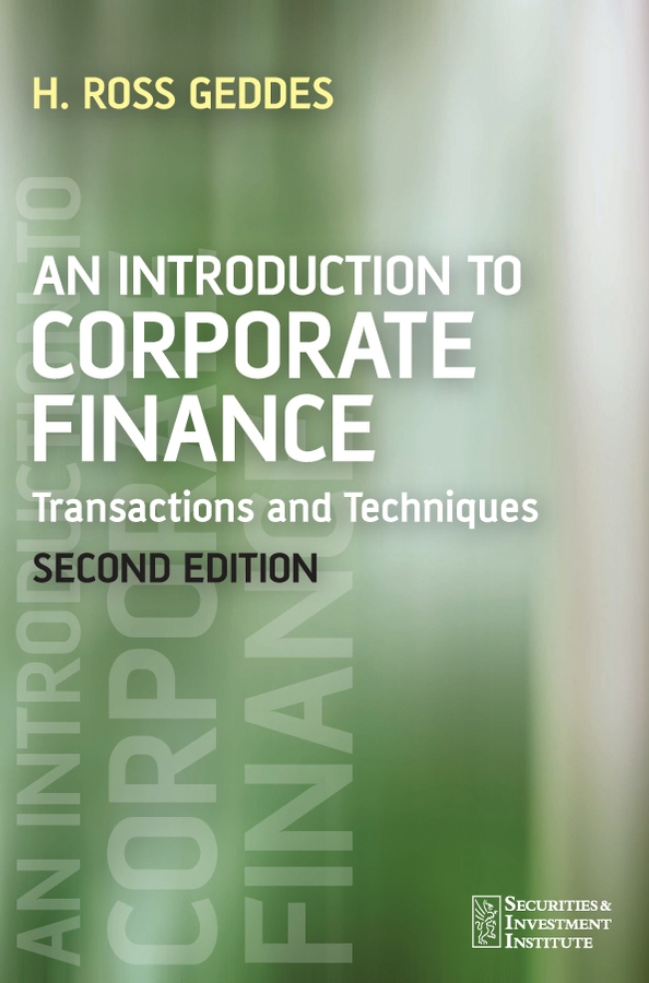 Обложка книги «An Introduction to Corporate Finance»