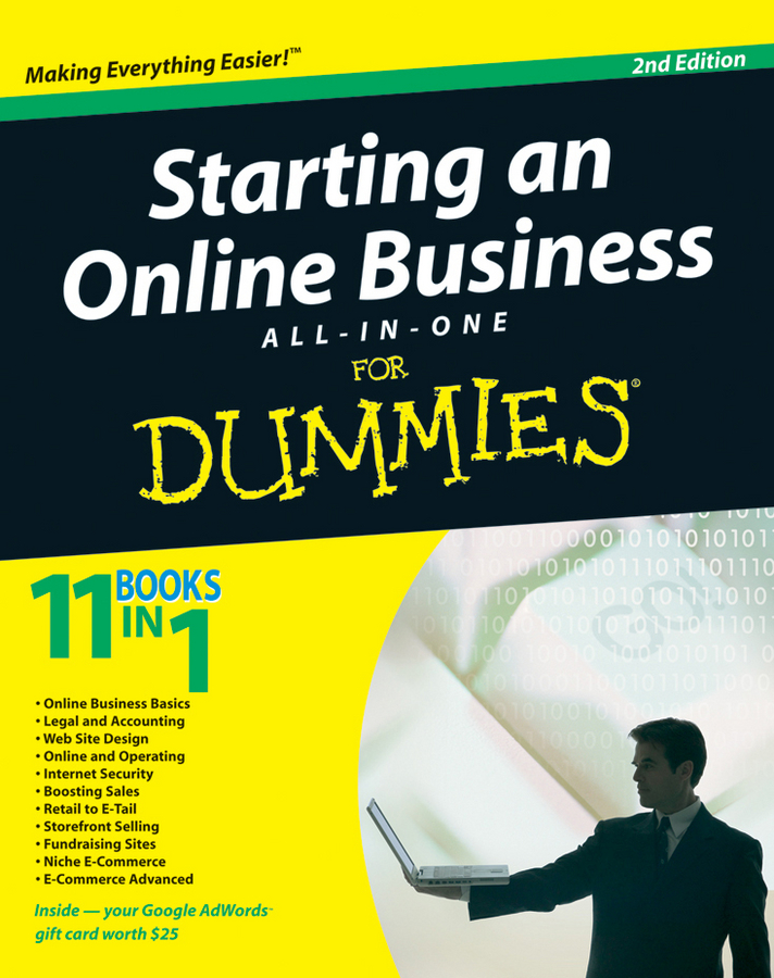 Обложка книги «Starting an Online Business All-in-One Desk Reference For Dummies»