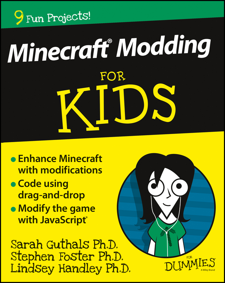 Обложка книги «Minecraft Modding For Kids For Dummies»