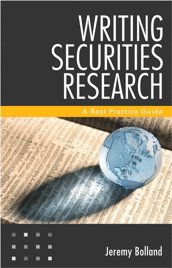 Обложка книги «Writing Securities Research»
