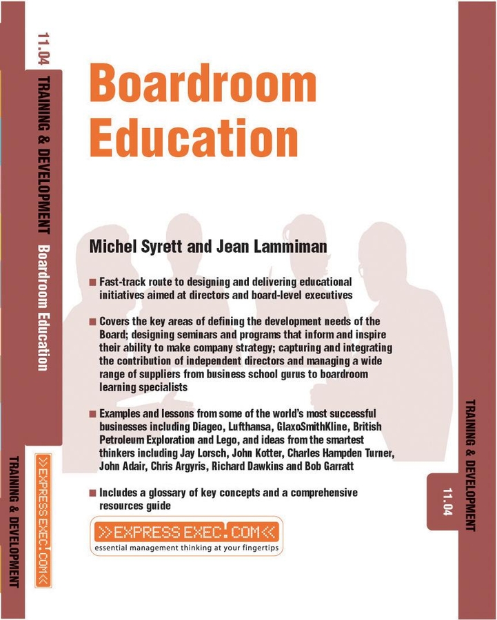 Обложка книги «Boardroom Education»