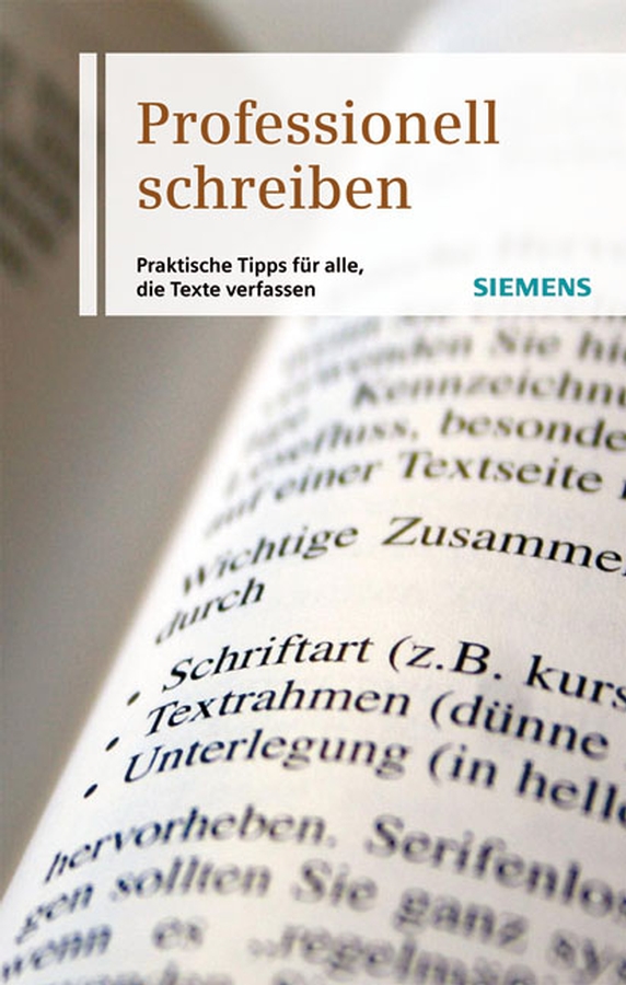 Обложка книги «Professionell schreiben»