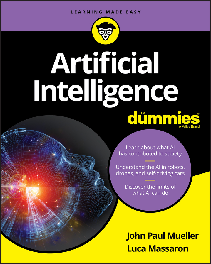 Обложка книги «Artificial Intelligence For Dummies»