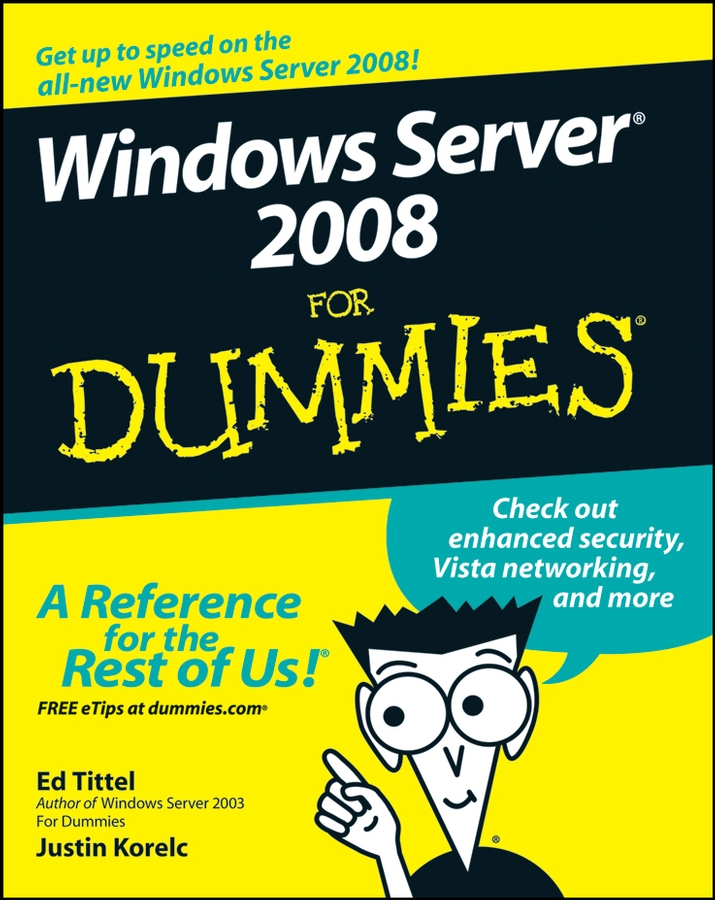 Обложка книги «Windows Server 2008 For Dummies»