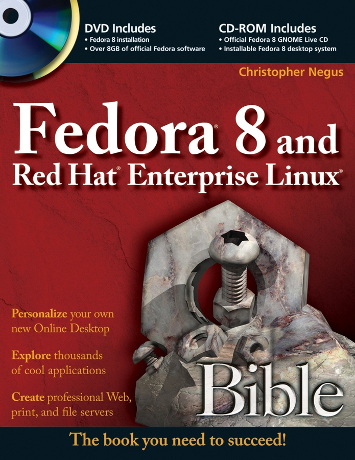 Обложка книги «Fedora 8 and Red Hat Enterprise Linux Bible»