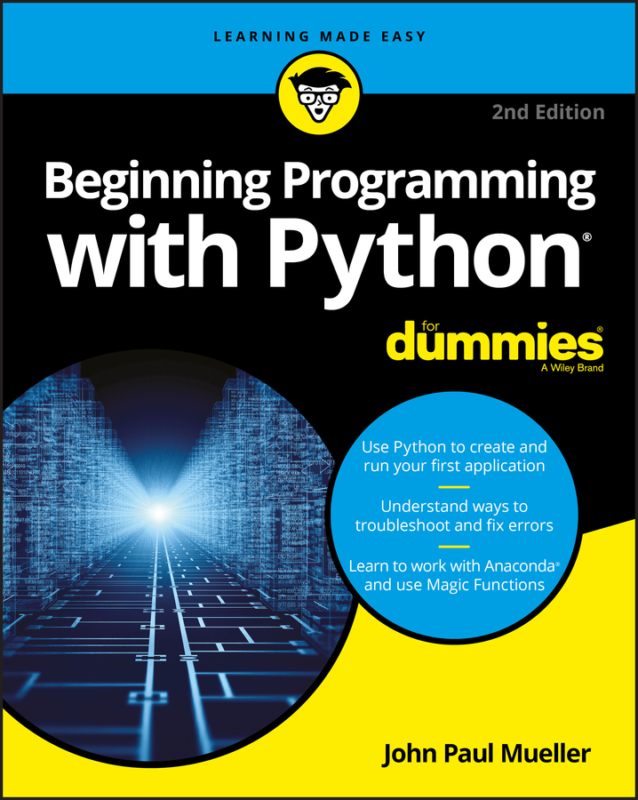 Обложка книги «Beginning Programming with Python For Dummies»