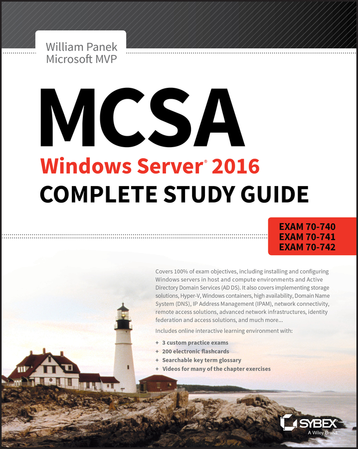 Обложка книги «MCSA Windows Server 2016 Complete Study Guide»