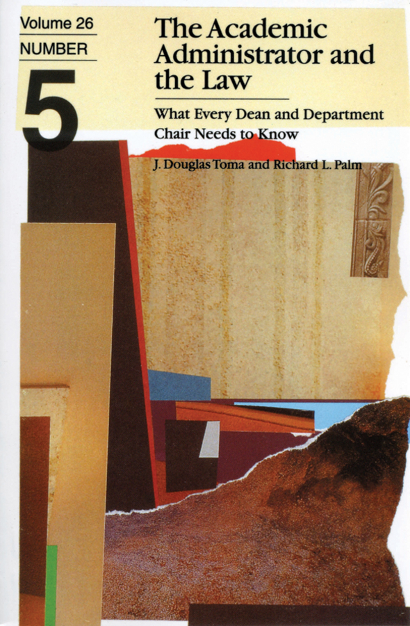 Обложка книги «The Academic Administrator and the Law»