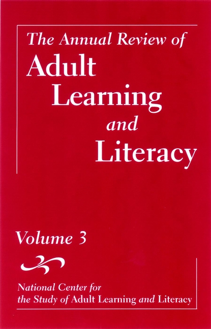 Обложка книги «The Annual Review of Adult Learning and Literacy, Volume 3»