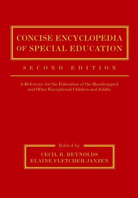 Обложка книги «Concise Encyclopedia of Special Education»