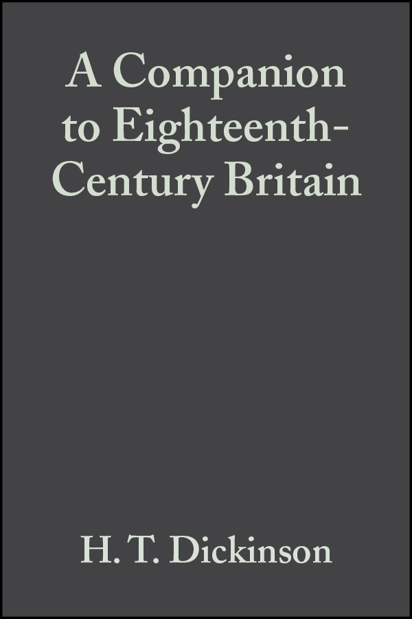 Обложка книги «A Companion to Eighteenth-Century Britain»