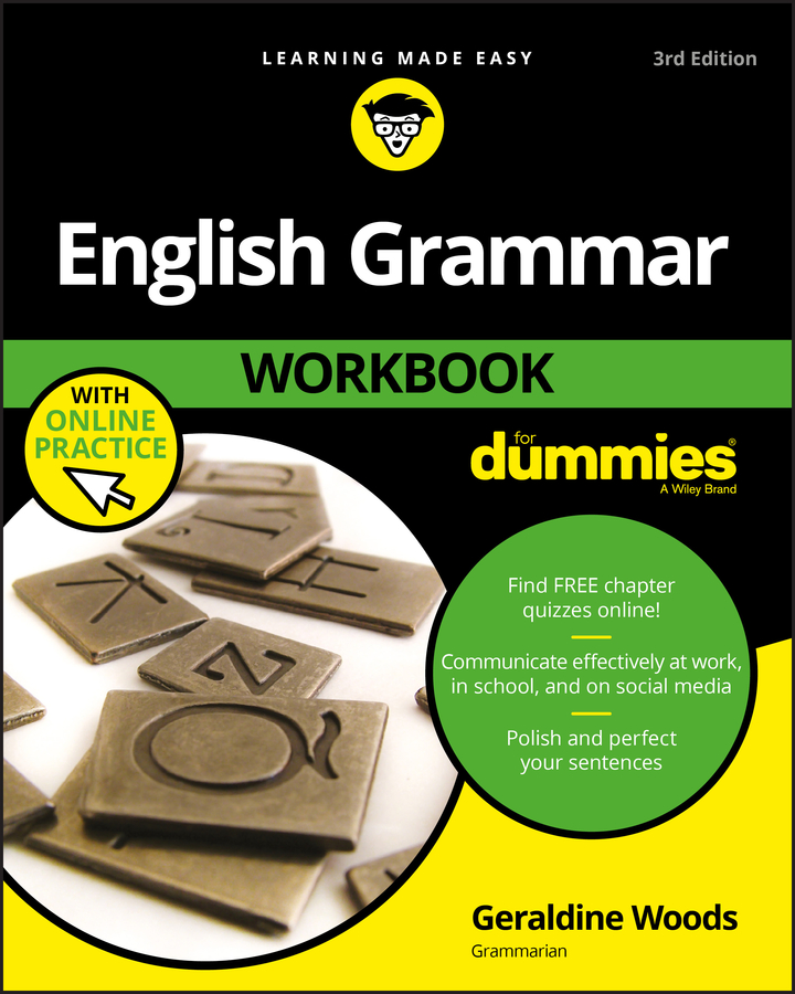 Обложка книги «English Grammar Workbook For Dummies, with Online Practice»