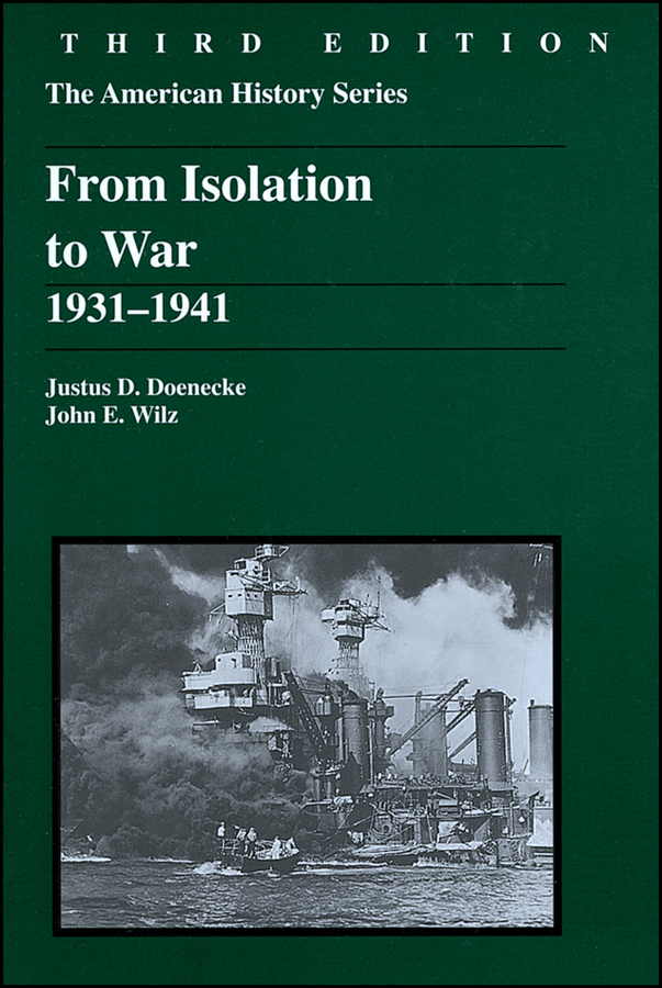 Обложка книги «From Isolation to War»