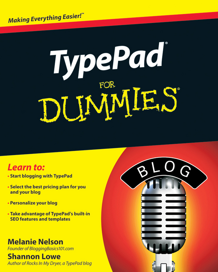 Обложка книги «TypePad For Dummies»