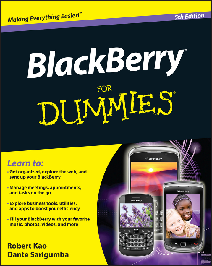 Обложка книги «BlackBerry For Dummies»