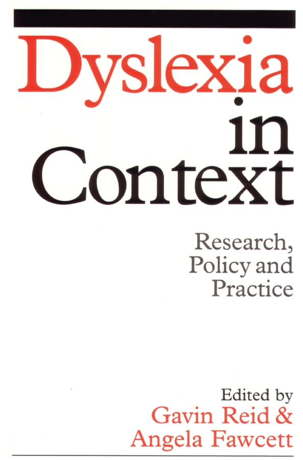 Обложка книги «Dyslexia in Context»