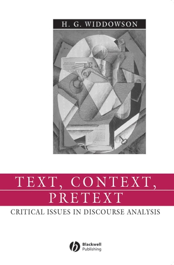 Обложка книги «Text, Context, Pretext»