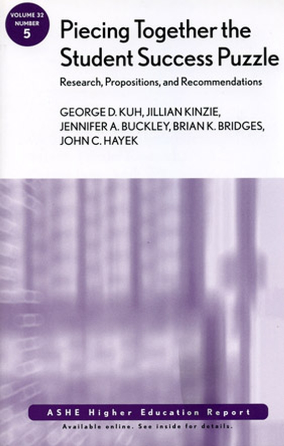 Обложка книги «Piecing Together the Student Success Puzzle: Research, Propositions, and Recommendations»